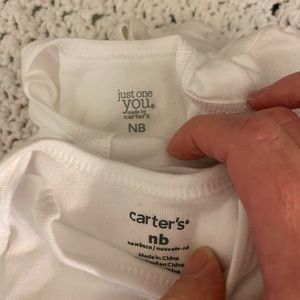 9 NB bodysuits/onesies bundle.